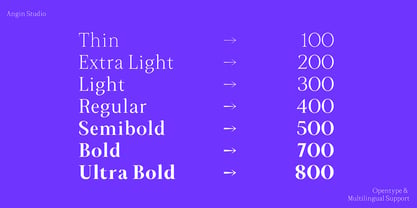 Serafin Static Font Poster 8