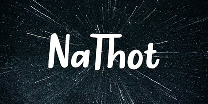 Nathot Font Poster 1