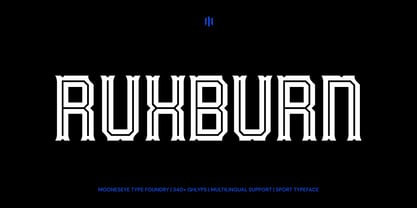 Ruxburn Font Poster 1