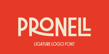 Pronell Display Font Poster 1