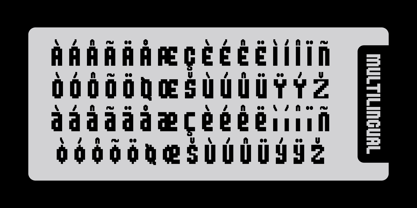 FA Nexpix Font Poster 6