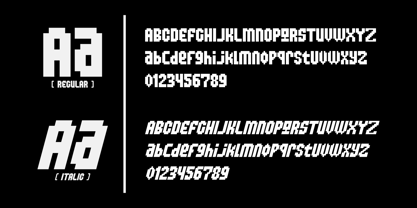FA Nexpix Font Poster 5