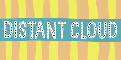 Distant Cloud Font Poster 1