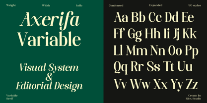Axerifa Font Poster 9