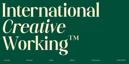 Axerifa Font Poster 3