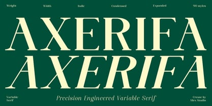 Axerifa Font Poster 1