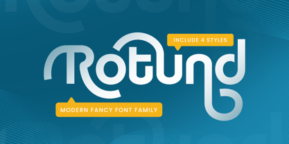 Rotund Font Poster 1