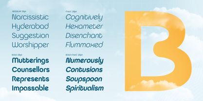 Rotund Font Poster 10