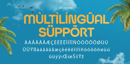 Rotund Font Poster 13