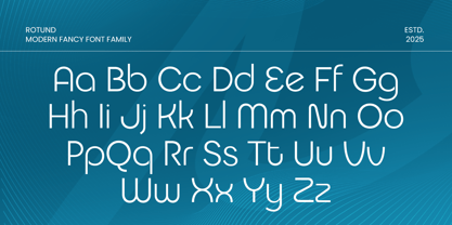 Rotund Font Poster 11