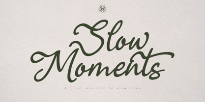 Carlessé Script Font Poster 7