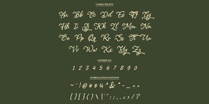 Carlessé Script Font Poster 2