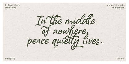Carlessé Script Font Poster 8