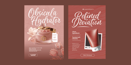 Byliner Script Font Poster 2