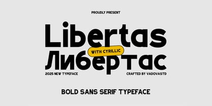 Libertas Font Poster 1