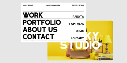 Libertas Font Poster 3