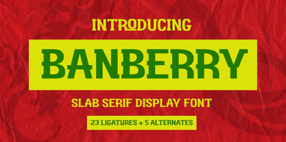Banberry Font Poster 1