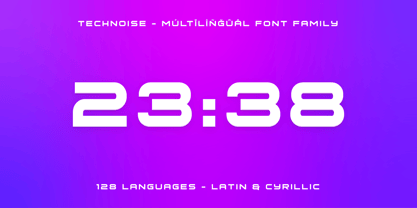 Technoise Font Poster 8