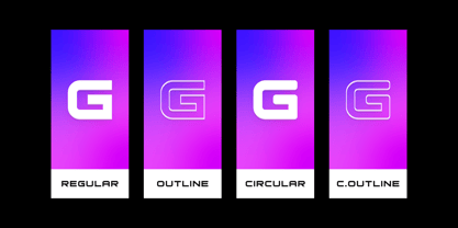 Technoise Font Poster 2