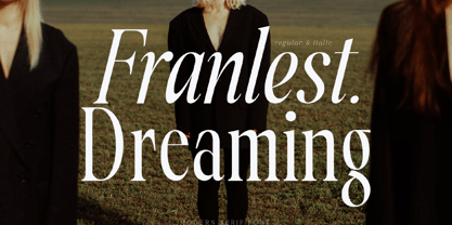 Franlest Dreaming Font Poster 1