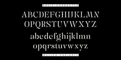 Mulich Font Poster 13