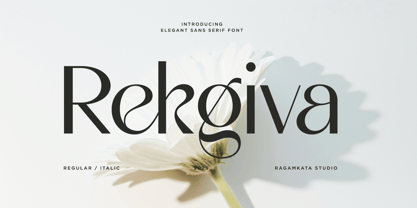Rekgiva Font Poster 1