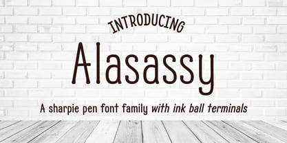Alasassy Font Poster 1