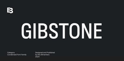 Gibstone Font Poster 1
