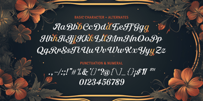Lavenia Font Poster 9