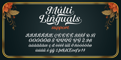 Lavenia Font Poster 8