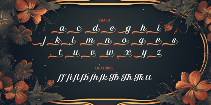 Lavenia Font Poster 10
