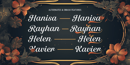 Lavenia Font Poster 4