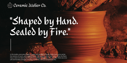 Alidin Font Poster 8