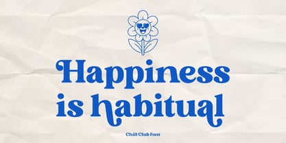Chill Club Font Poster 8