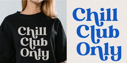 Chill Club Font Poster 6