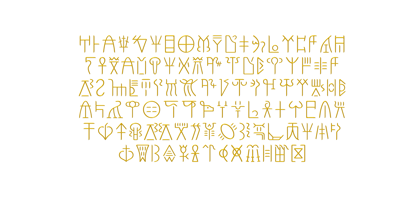 Ongunkan Cyprus Writings Font Poster 1