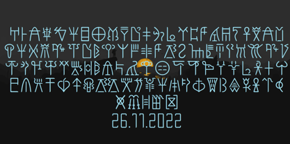 Ongunkan Cyprus Writings Font Poster 3
