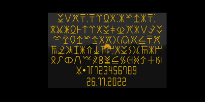 Ongunkan Cyprus Writings Font Poster 9