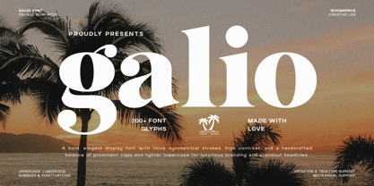 Galio Font Poster 1