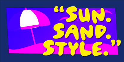 Golden Tropic Font Poster 2