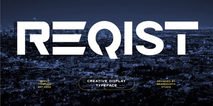 Reqist Font Poster 1