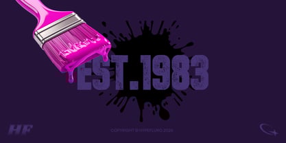 Headlined Font Poster 6