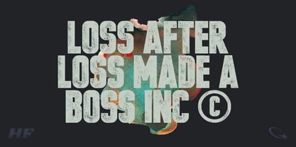 Headlined Font Poster 4