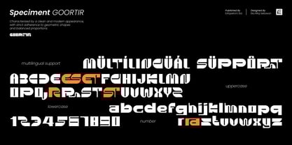 Goortir Font Poster 3
