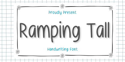 Ramping Tall Font Poster 1