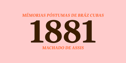 Machado Serifada Font Poster 3