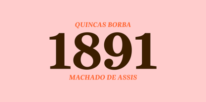 Machado Serifada Font Poster 5