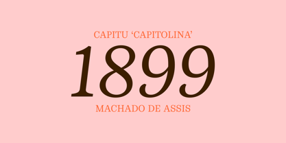 Machado Serifada Font Poster 7