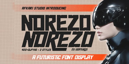 Norezo Font Poster 1