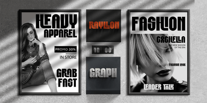 Rayllon Font Poster 3